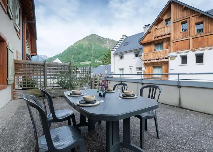 Apartament De 8 Personnes Avec Piscine Et Sauna, Centre-ville - Fr-1-296-405 Saint-Lary-Soulan